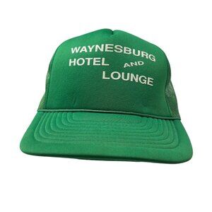 Waynesburg Hotel & Lounge Vintage Mesh Trucker Snapback Hat Cap Dad Pennsylvania